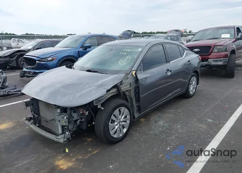 2020 Nissan Sentra S Xtronic Cvt из США, поврежденный, VIN 3N1AB8BV6LY229933